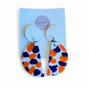 Handmade Colorful Clay Earrings